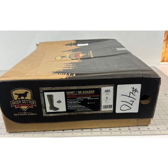 Irish Setter MudTrek 17” Uninsulated Waterproof Hunting Boots Men’s Sz. 9 Mossy - Picture 9 of 10